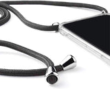 iPhone 12 Pro Max Transparant TPU Hoesje met Koord Crossbody