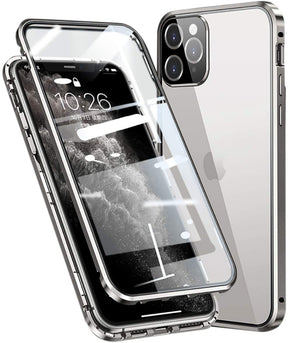 iPhone 17 360° Magnetisch Hoesje Dubbelzijdig Glas