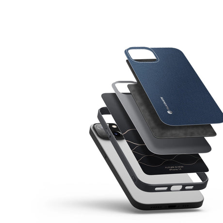 iPhone 14 / 16e Dux Ducis Fino Hybrid Back Case Blauw