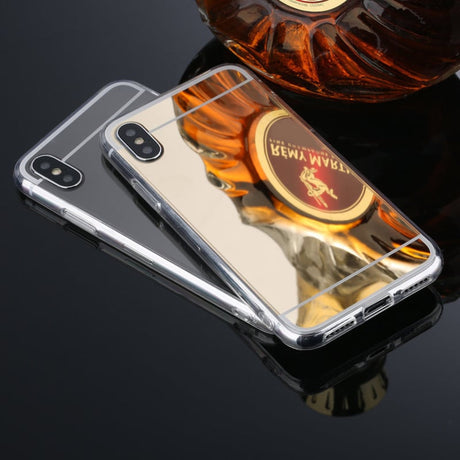 iPhone Xs Max TPU Bling Spiegel Hoesje 4 Kleuren