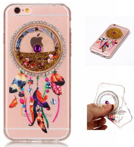 iPhone 6 Plus / 6S+ TPU Dromenvanger Bling Traagzand Hoesje