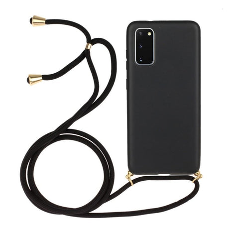 Galaxy S24 FE Crossbody TPU Hoesje met Koord Zwart