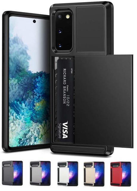 Galaxy S23 Plus Slide Armor Hoesje Met Pashouder