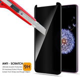 Galaxy S9 Plus Privacy Case Friendly Tempered Glass Screen Protector