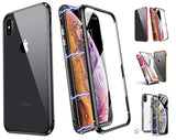 iPhone X / Xs 360° Magnetisch Hoesje Dubbelzijdig Glas
