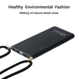 Galaxy S10 Plus Crossbody TPU Hoesje met Koord Zwart