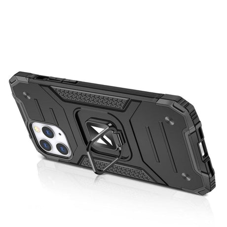 iPhone 13 Mini Ring Armor Case met Magneet Donkerblauw