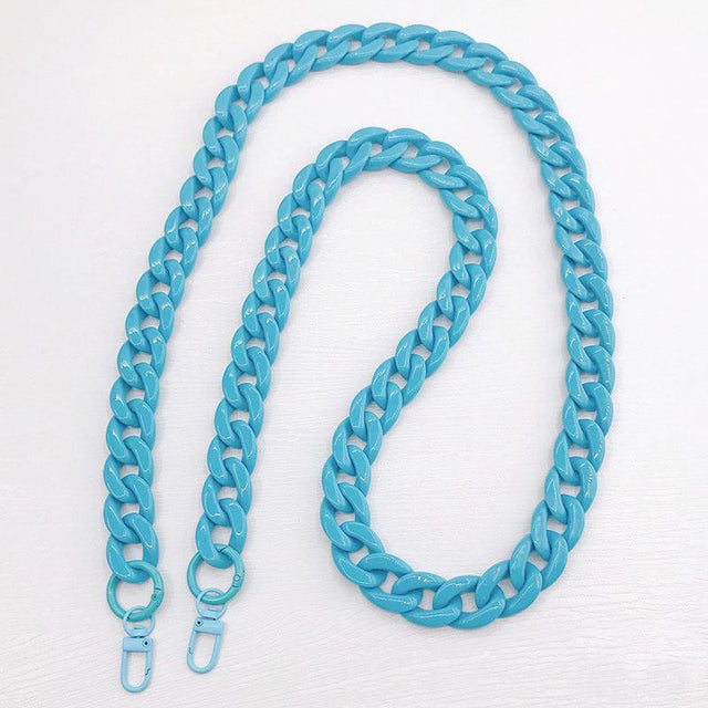 Universeel Turquoise Blauw Telefoonkoord / -Ketting Acryl