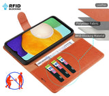 Galaxy A35 5G Luxe Leren Bookcase - Portemonnee Hoesje