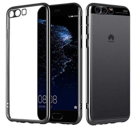 Huawei P10 Plus Soft TPU Hoesje Met Coating / / Grijs