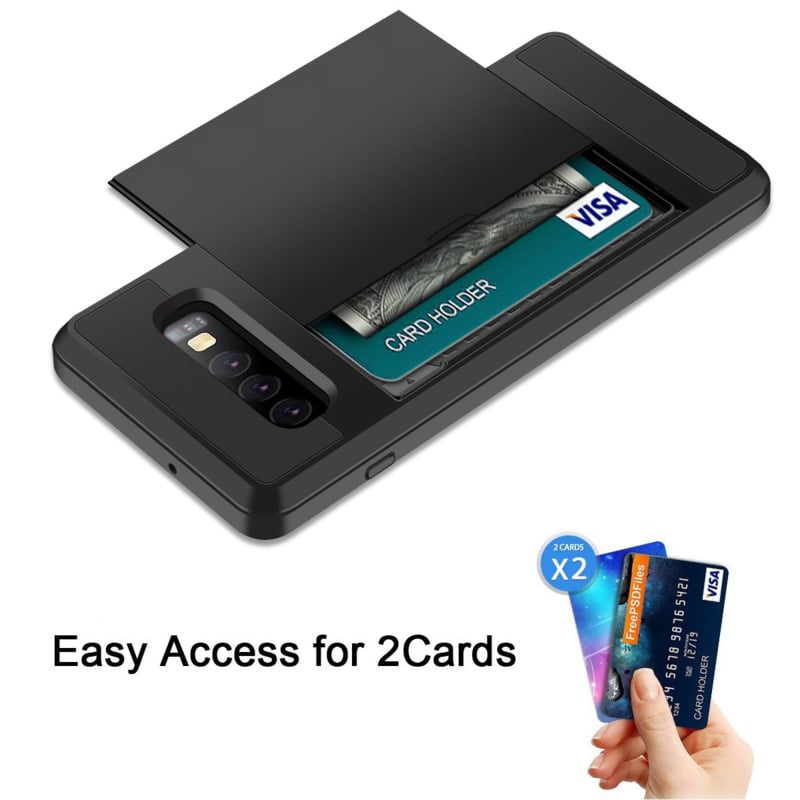 Galaxy S10E Slide Armor Hoesje Met Pashouder