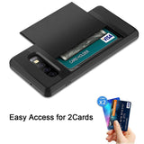 Galaxy S10E Slide Armor Hoesje Met Pashouder