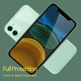 iPhone 11 Front + Back Tempered Glass Protector