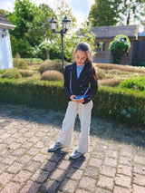 Universeel Lila Paars Telefoonkoord Gevlochten Stof