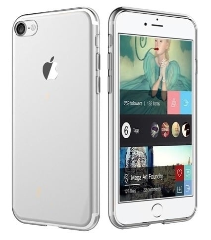 iPhone 7 / 8 / SE 2020-2022 Soft TPU Hoesje Transparant