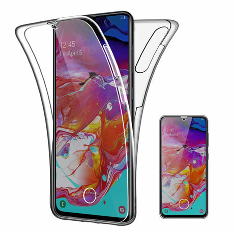 Galaxy A70 360° Full Cover Transparant TPU Hoesje