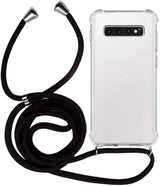 Galaxy S10 Plus Crossbody Transparant TPU Hoesje met Koord
