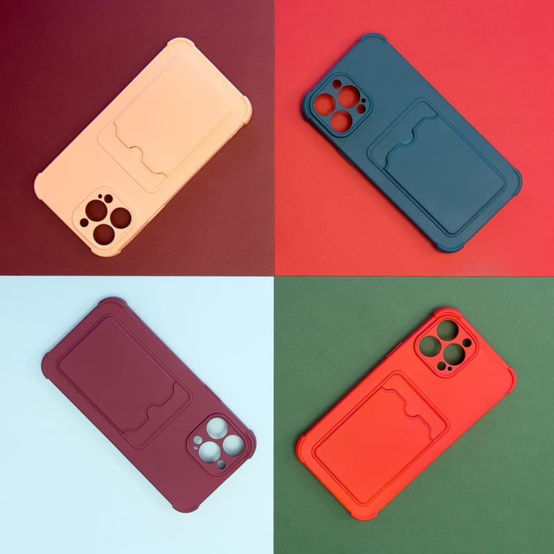 iPhone 12 Pro Max TPU Color Case Hoesje met Pasjesvakje