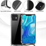 iPhone 15 Crossbody Transparant TPU Hoesje met Koord