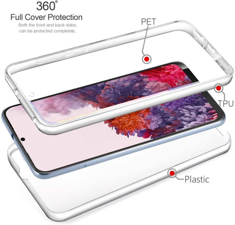 Galaxy S20 360° Ultra Clear Hybrid PC + TPU Hoesje