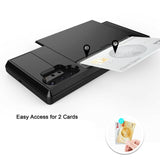 Galaxy Note 10 Slide Armor Hoesje Met Pashouder