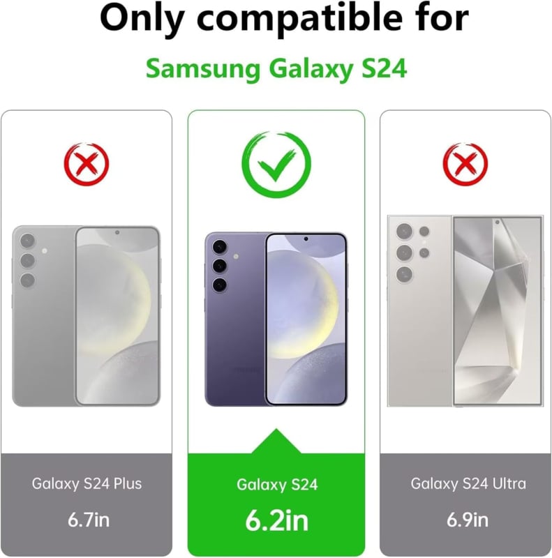 Galaxy S24 360° Ultra Clear Hybrid PC + TPU Hoesje