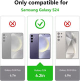 Galaxy S24 360° Ultra Clear Hybrid PC + TPU Hoesje