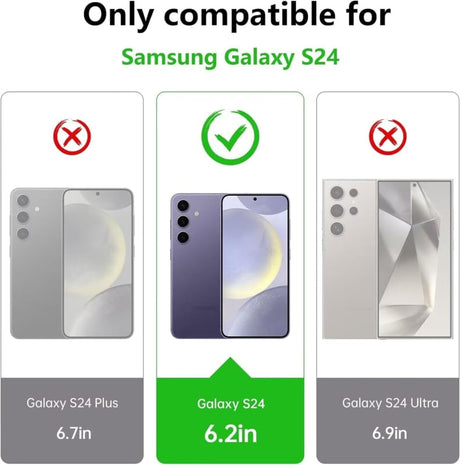 Galaxy S24 360° Ultra Clear Hybrid PC + TPU Hoesje
