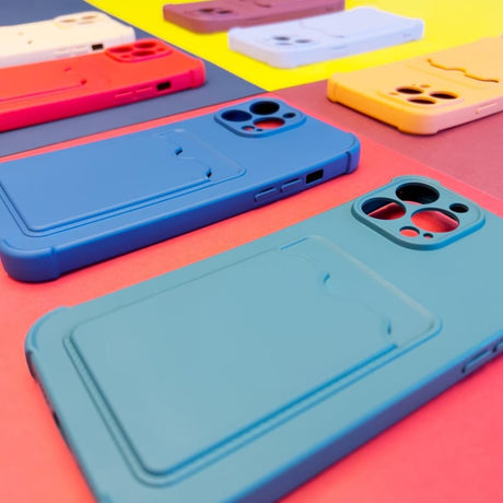 iPhone 13 Pro Max TPU Color Case Hoesje met Pasjesvakje