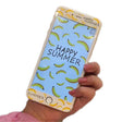 iPhone 6 / 6S Tempered Glass Protector Met Print - Banaan