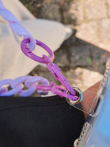 Universeel Turquoise Blauw Telefoonkoord / -Ketting Acryl