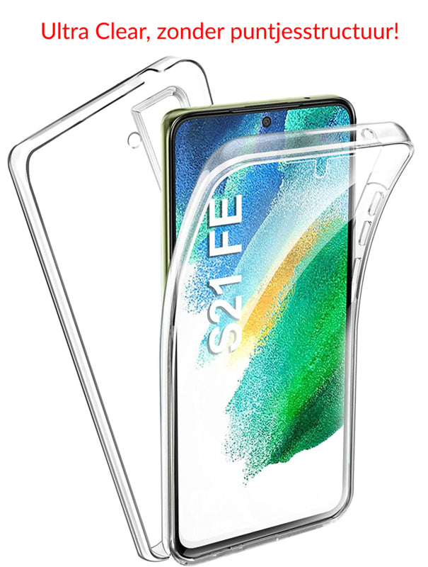 Galaxy S21 FE 360° Ultra Clear Hybrid PC + TPU Hoesje