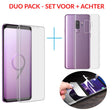 SET 2 STUKS Galaxy S9 Plus Premium 3D Folie Screen + Back Protector