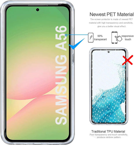 Galaxy A56 5G 360° Ultra Clear Hybrid PC + TPU Hoesje