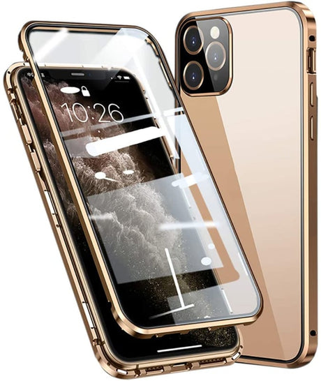 iPhone 15 Pro 360° Magnetisch Hoesje Dubbelzijdig Glas