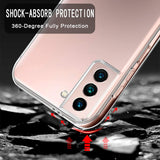 Galaxy S22 360° Ultra Clear Hybrid PC + TPU Hoesje