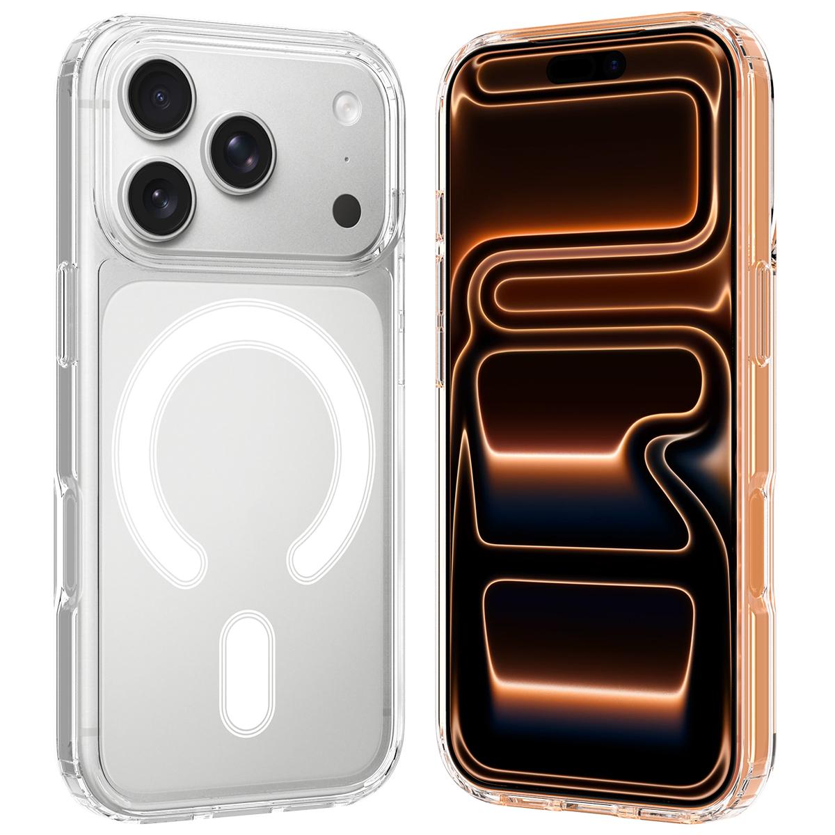iPhone 18 Pro Transparant Hoesje met MagSafe - Hybrid TPU + PC