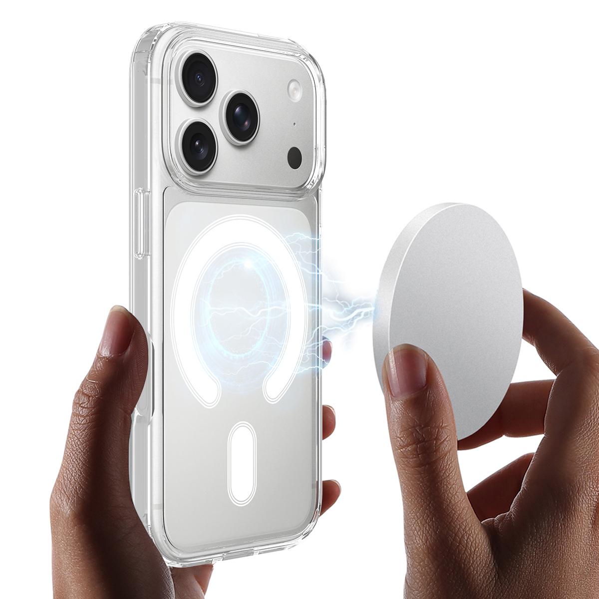 iPhone 18 Pro Transparant Hoesje met MagSafe - Hybrid TPU + PC