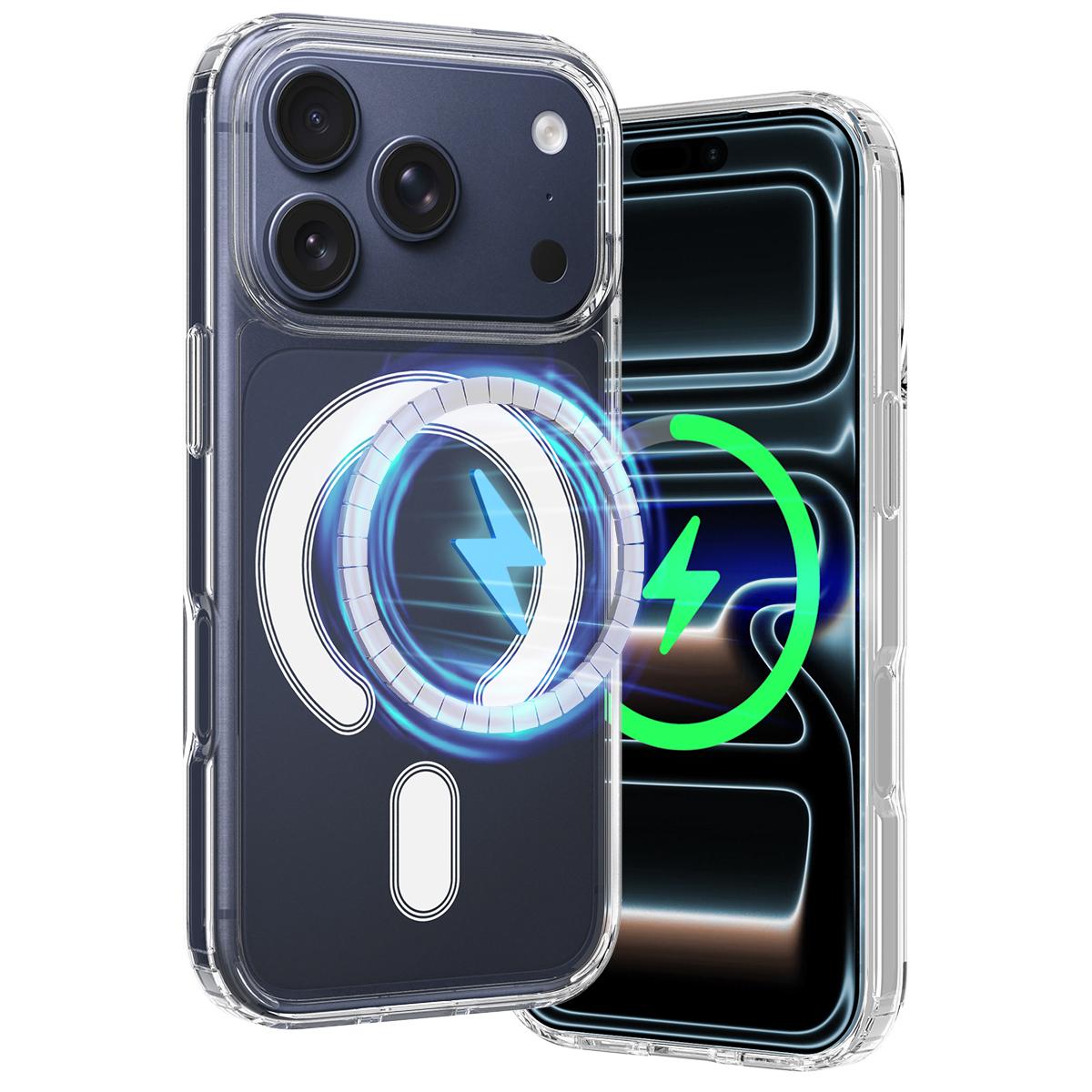 iPhone 18 Pro Transparant Hoesje met MagSafe - Hybrid TPU + PC