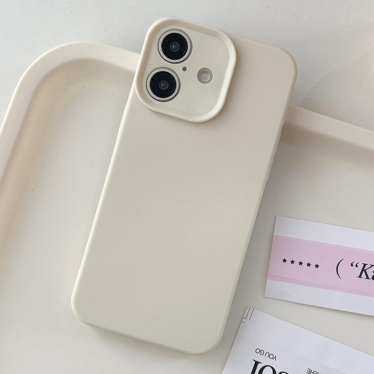 iPhone 16 Plus Soft TPU Hoesje Pastel