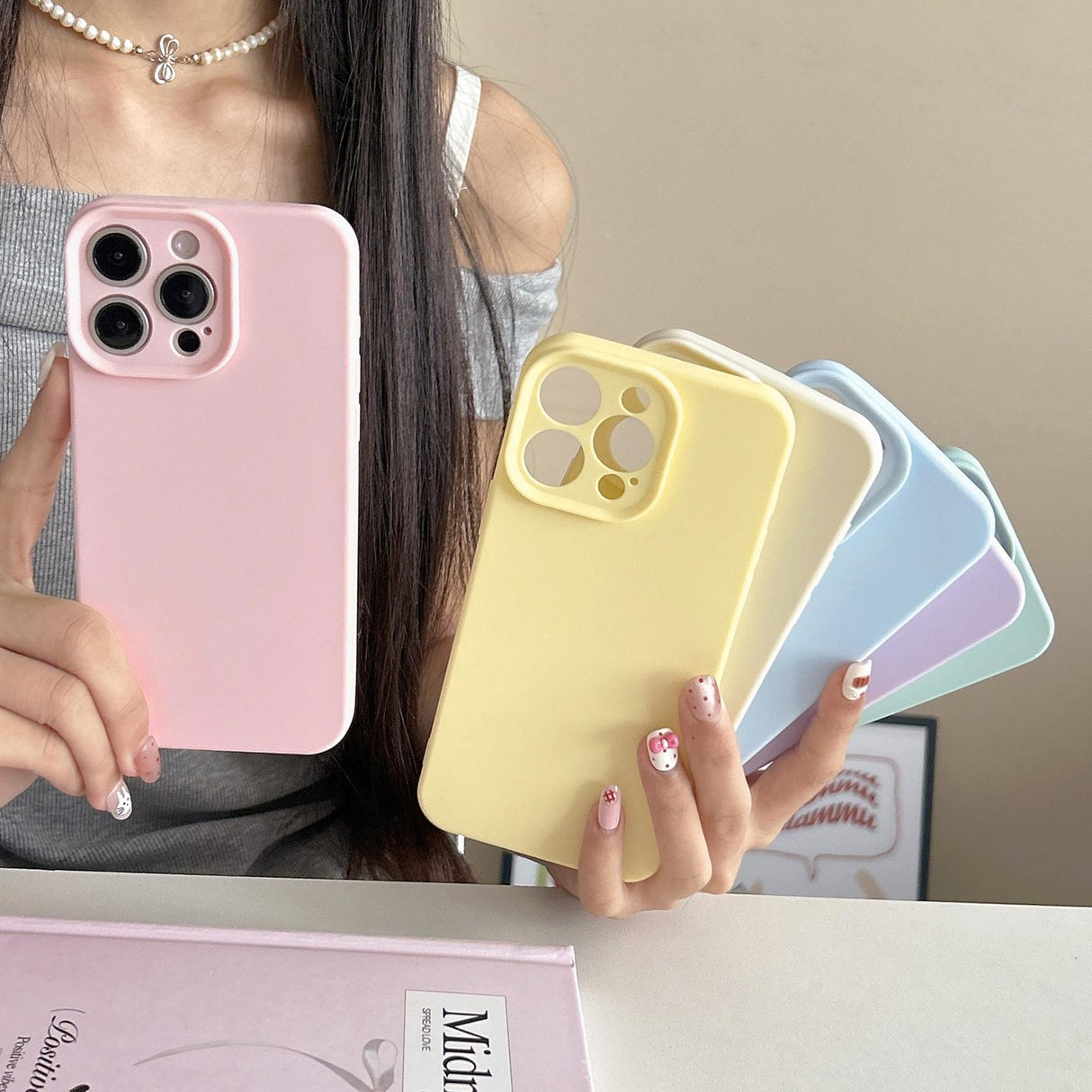 iPhone 17 Pro Soft TPU Hoesje Pastel