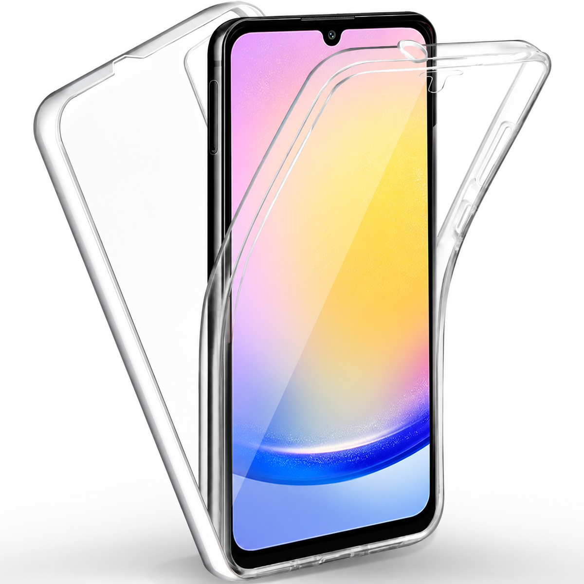 Galaxy A25 5G 360° Ultra Clear Hybrid PC + TPU Hoesje
