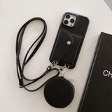 iPhone 17 Pro Crossbody Hoesje met Pasjeshouder en Mini Etui