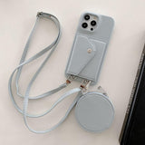 iPhone 17 Pro Crossbody Hoesje met Pasjeshouder en Mini Etui