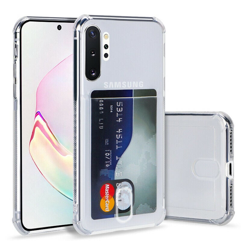 Galaxy S25 Plus Transparant TPU Hoesje Met Pasjesvakje