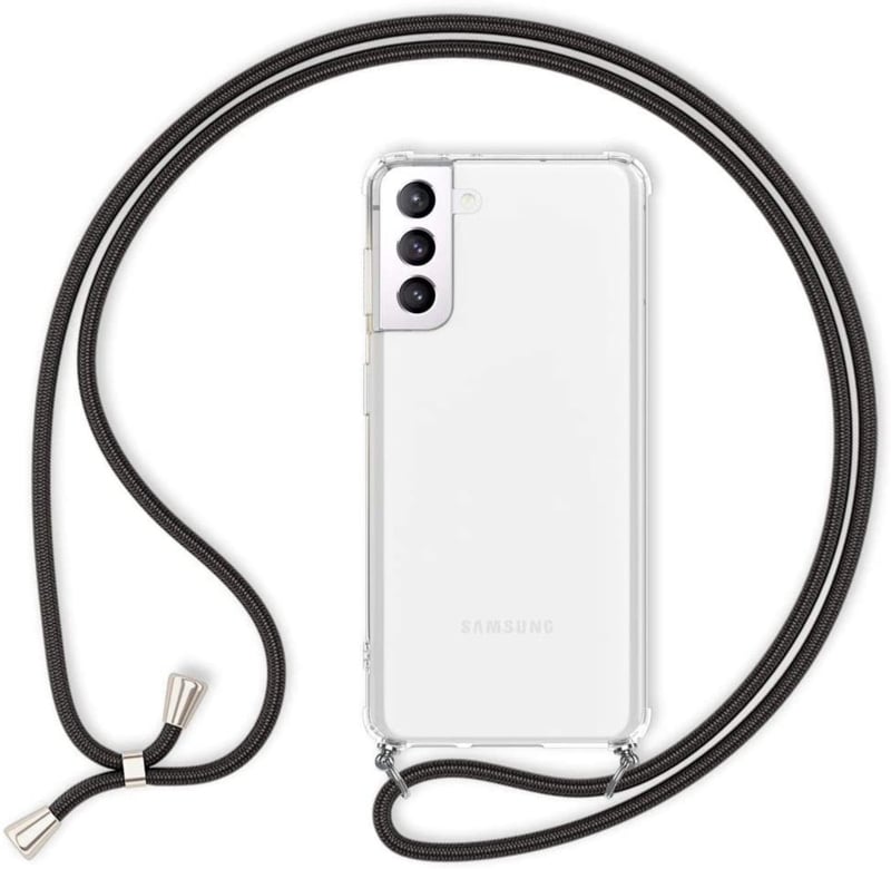 Galaxy S23 Crossbody Transparant TPU Hoesje met Koord