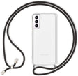 Galaxy S22 Plus Crossbody Transparant TPU Hoesje met Koord