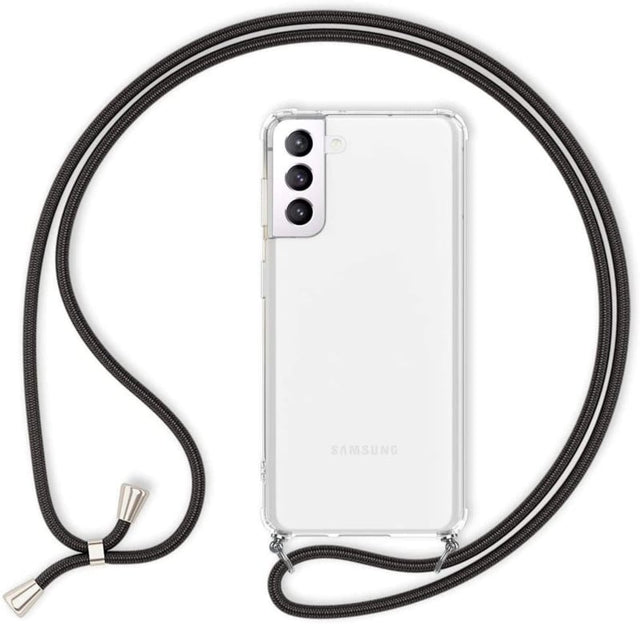 Galaxy S24 FE Crossbody Transparant TPU Hoesje met Koord
