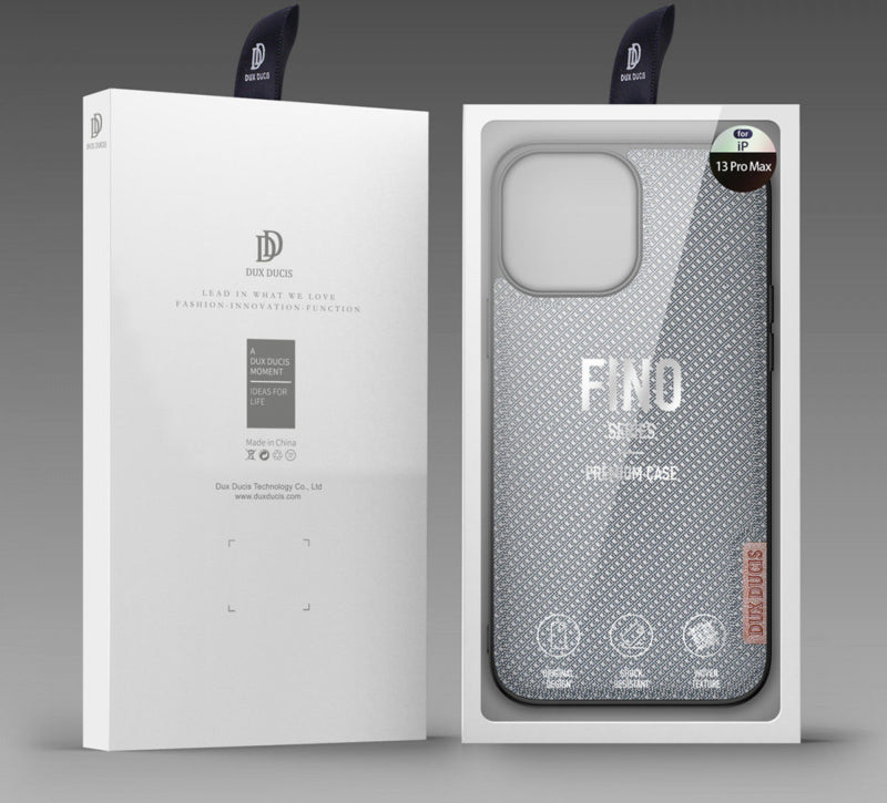 iPhone 13 Pro Max Dux Ducis Fino Hybrid Back Case Blauw