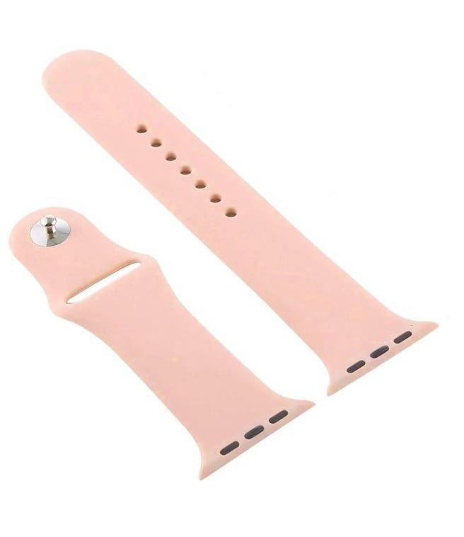 Apple Watch Siliconen Bandje Lichtroze 42/41/40/38mm